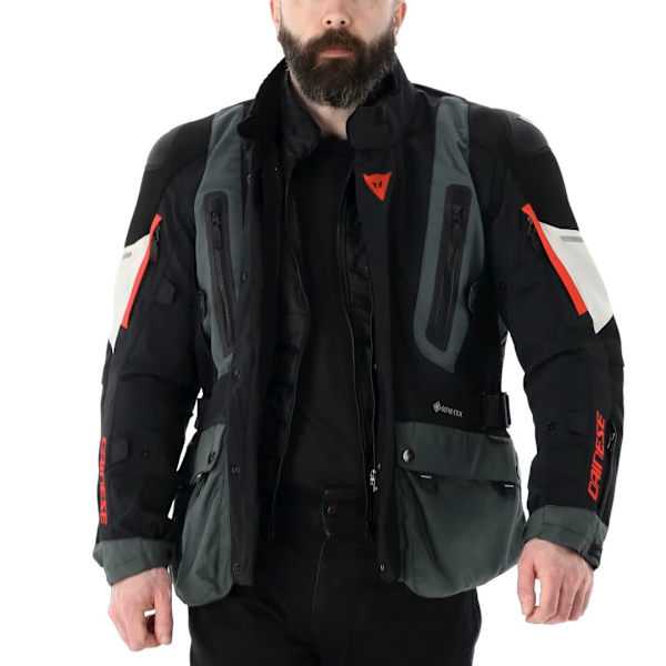 Dainese Carve Master 4 Gore-Tex® Jacket - Black / Red / Grey